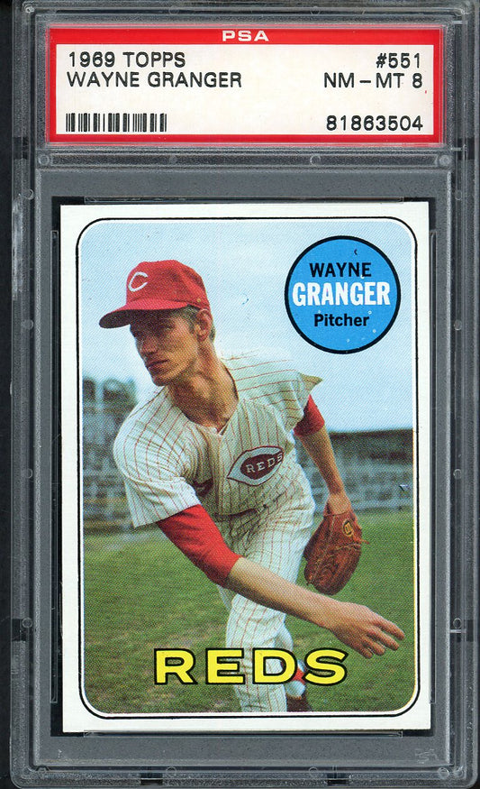 1969 Topps Baseball #458 Curt Blefary Astros PSA 7 NM 562486