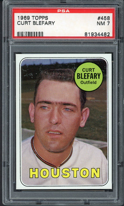 1969 Topps Baseball #551 Wayne Granger Reds PSA 8 NM/MT 562487