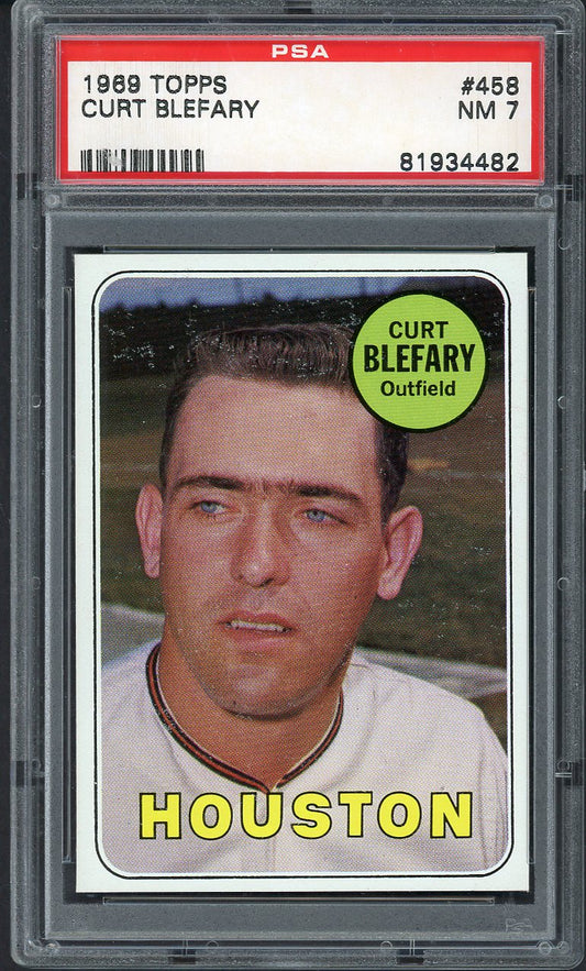 1969 Topps Baseball #551 Wayne Granger Reds PSA 8 NM/MT 562487