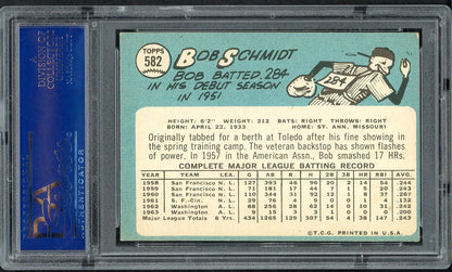 1965 Topps Baseball #582 Bob Schmidt Yankees PSA 5 EX 562488