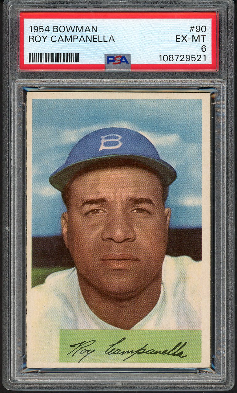 1954 Bowman Baseball #090 Roy Campanella Dodgers PSA 6 EX-MT 562495
