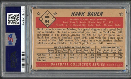 1953 Bowman Color Baseball #084 Hank Bauer Yankees PSA 7 NM 562570