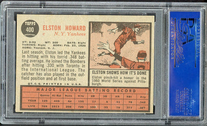 1962 Topps Baseball #400 Elston Howard Yankees PSA 6 EX-MT 562581