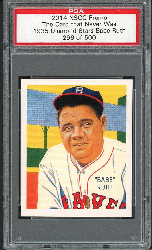 2014 NSCC National Convention Promo Babe Ruth Yankees PSA Auth 562610