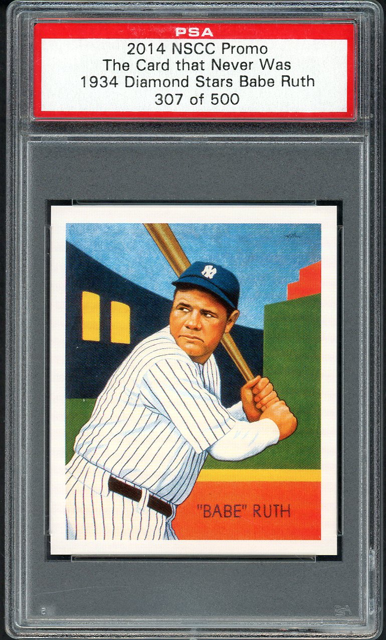 2014 NSCC National Convention Promo Babe Ruth Yankees PSA Auth 562611