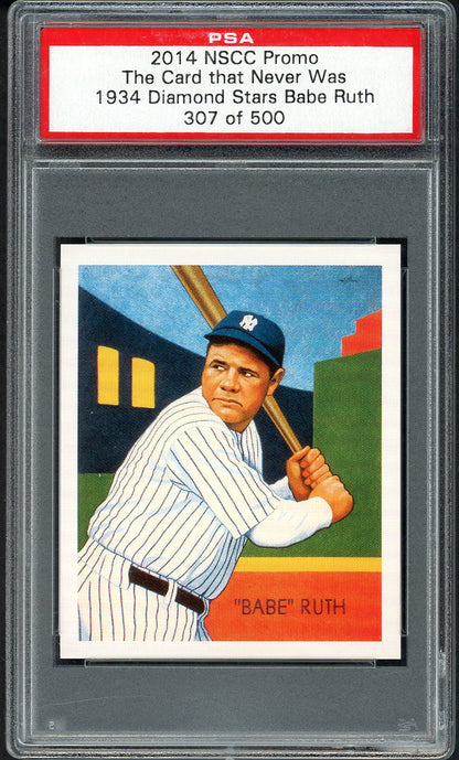 2014 NSCC National Convention Promo Babe Ruth Yankees PSA Auth 562611