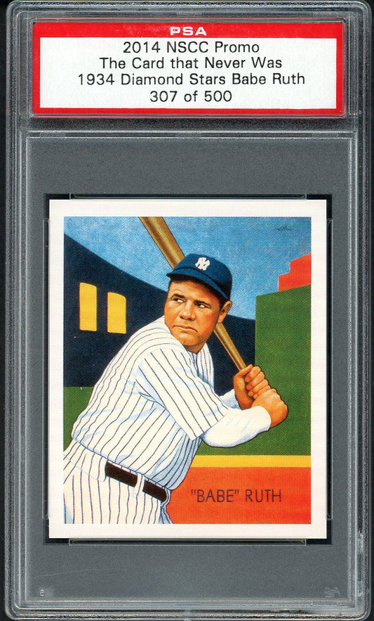 2014 NSCC National Convention Promo Babe Ruth Yankees PSA Auth 562611