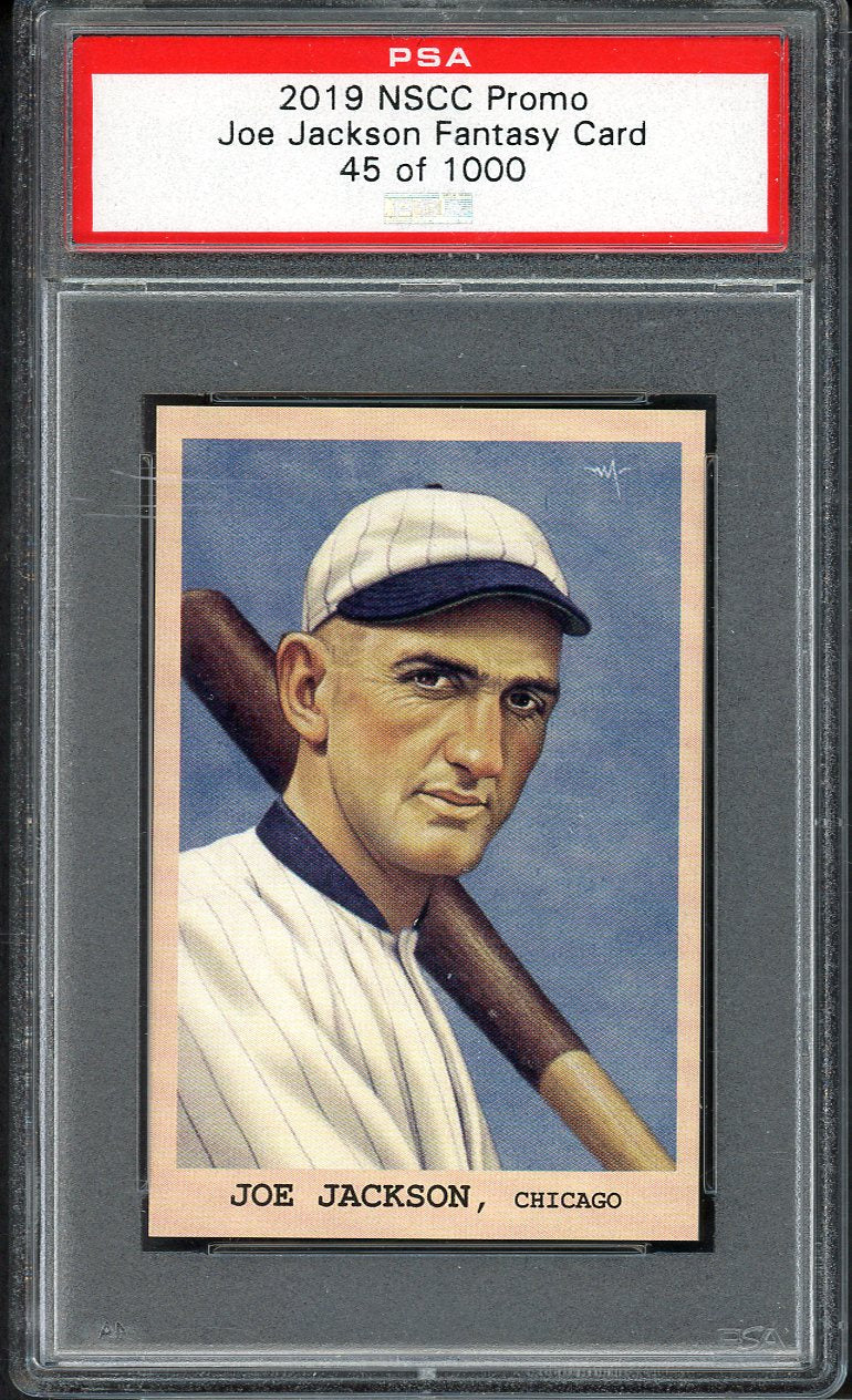 2019 NSCC National Convention Promo Joe Jackson White Sox PSA Auth 562613