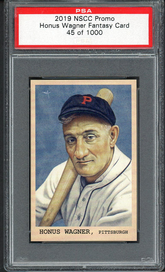 2019 NSCC National Convention Promo Honus Wagner Pirates PSA Auth 562614