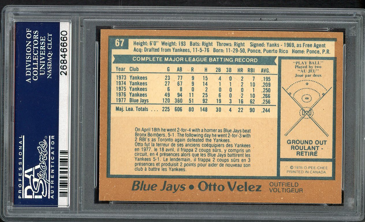1959 Topps Baseball #166 Rocky Colavito Minnie Minoso PSA 8 NM/MT 562621