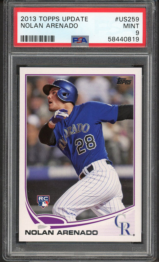 2013 Topps Update #US259 Nolan Arenado Rockies PSA 9 MINT 562638