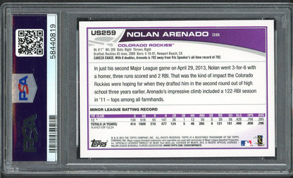 2013 Topps Update #US259 Nolan Arenado Rockies PSA 9 MINT 562638