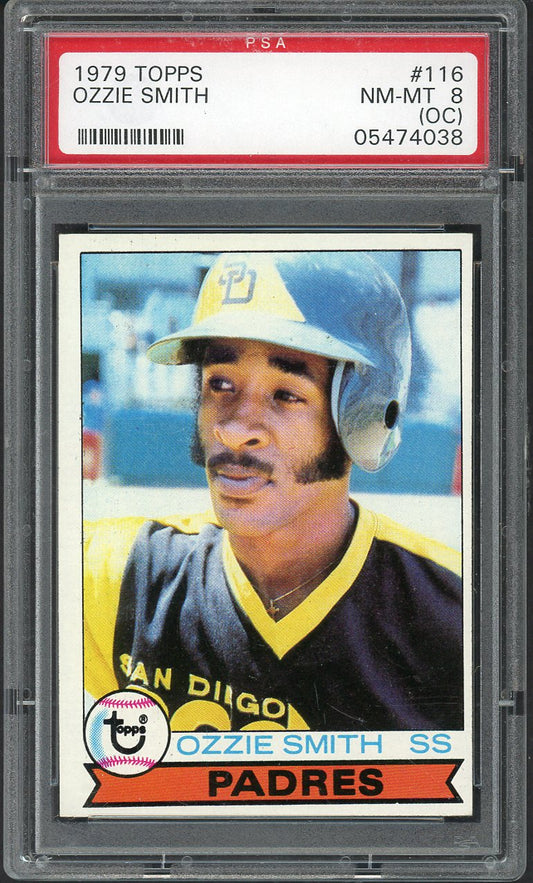 1979 Topps Baseball #116 Ozzie Smith Padres PSA 8 NM/MT oc 562639