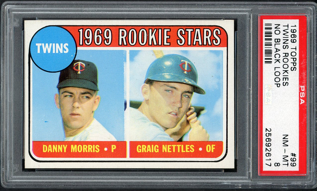 1969 Topps Baseball #099 Graig Nettles Twins PSA 8 NM/MT 562659