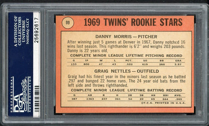 1969 Topps Baseball #099 Graig Nettles Twins PSA 8 NM/MT 562659