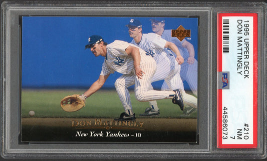 1995 Upper Deck #210 Don Mattingly Yankees PSA 7 NM 562663