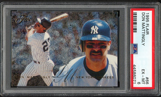1995 Flair #066 Don Mattingly Yankees PSA 6 EX-MT 562664