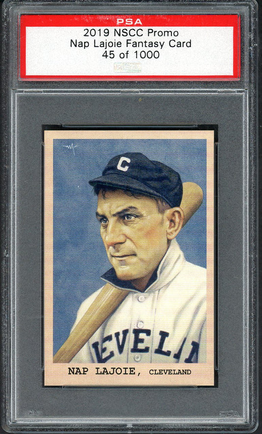 2019 NSCC National Convention Promo Nap Lajoie Indians PSA Auth 562667