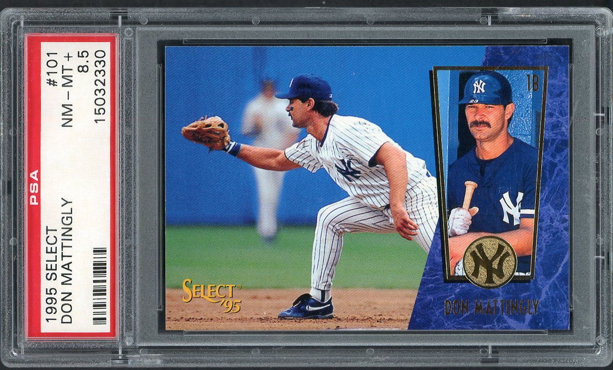 1995 Select #101 Don Mattingly Yankees PSA 8.5 NM/MT+ 562672
