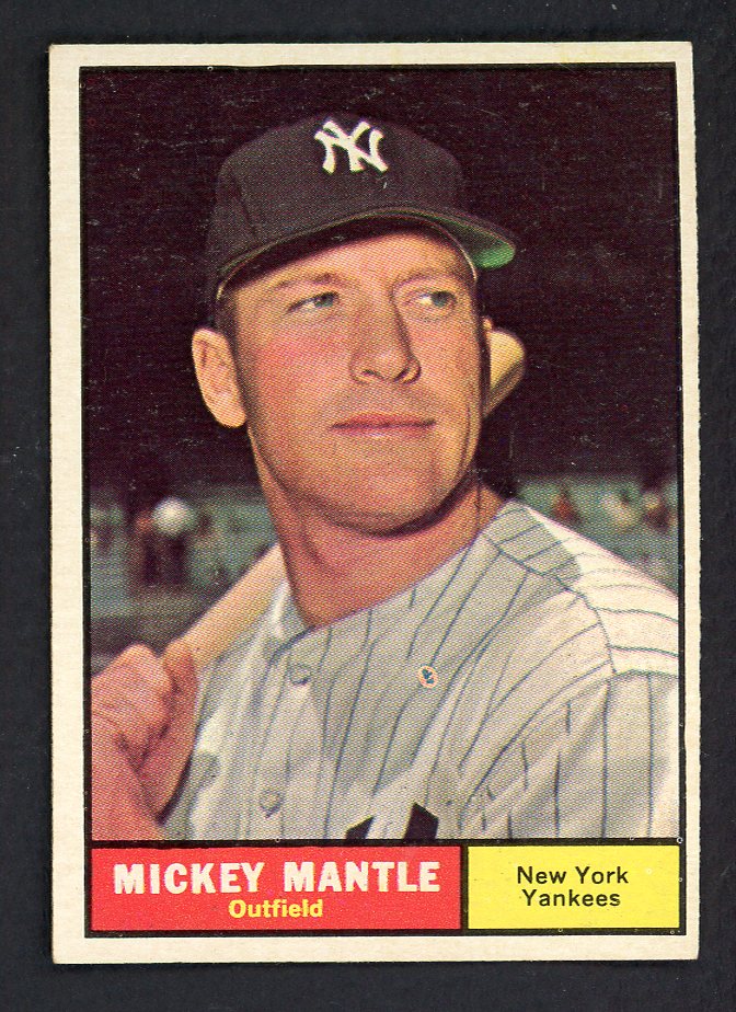 1961 Topps Baseball #300 Mickey Mantle Yankees EX-MT 562675
