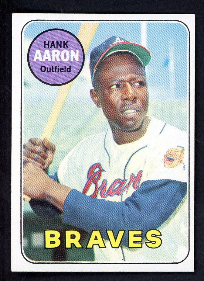 1969 Topps Baseball #100 Hank Aaron Braves NR-MT 562679