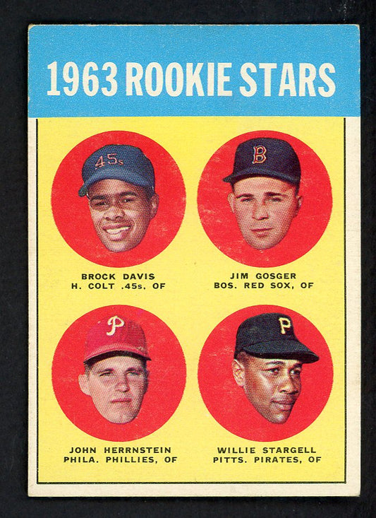 1963 Topps Baseball #553 Willie Stargell Pirates EX 562690
