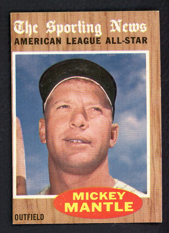 1962 Topps Baseball #471 Mickey Mantle A.S. Yankees EX-MT 562693