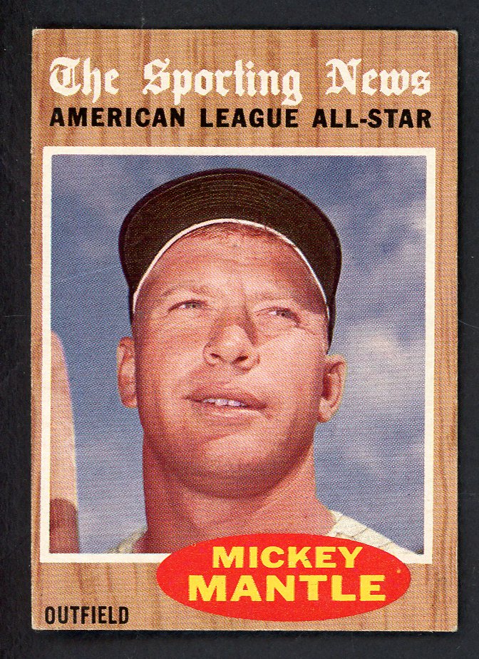 1962 Topps Baseball #471 Mickey Mantle A.S. Yankees EX-MT 562697