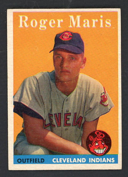 1958 Topps Baseball #047 Roger Maris Indians VG-EX 562701