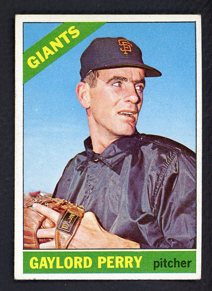1966 Topps Baseball #598 Gaylord Perry Giants EX-MT 562702