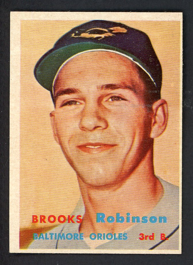 1957 Topps Baseball #328 Brooks Robinson Orioles NR-MT 562703