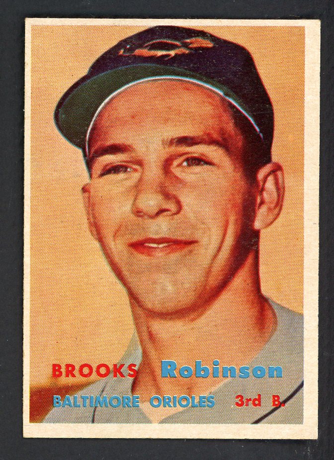 1957 Topps Baseball #328 Brooks Robinson Orioles EX-MT/NR-MT 562705