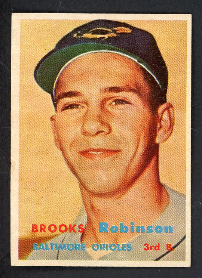 1957 Topps Baseball #328 Brooks Robinson Orioles VG-EX 562706
