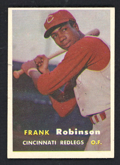 1957 Topps Baseball #035 Frank Robinson Reds EX-MT 562710