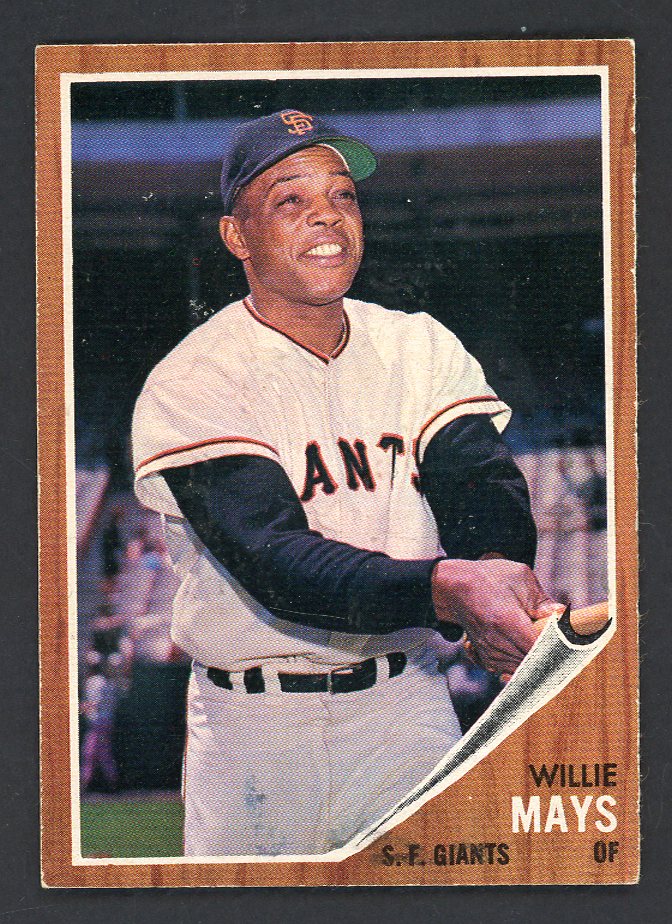 1962 Topps Baseball #300 Willie Mays Giants VG-EX 562716