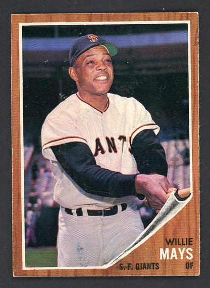 1962 Topps Baseball #300 Willie Mays Giants VG-EX 562716