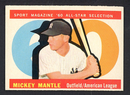 1960 Topps Baseball #563 Mickey Mantle A.S. Yankees EX-MT/NR-MT 562718