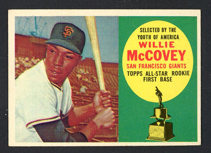 1960 Topps Baseball #316 Willie McCovey Giants EX+/EX-MT 562722