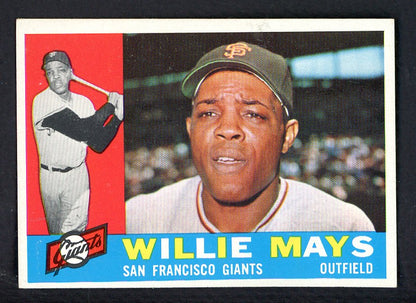 1960 Topps Baseball #200 Willie Mays Giants EX-MT 562723