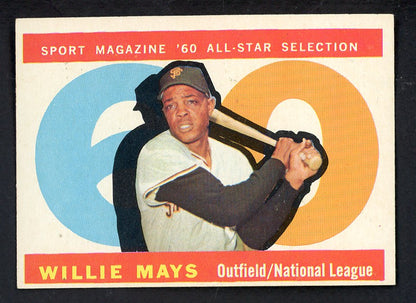 1960 Topps Baseball #564 Willie Mays A.S. Giants EX-MT/NR-MT 562724