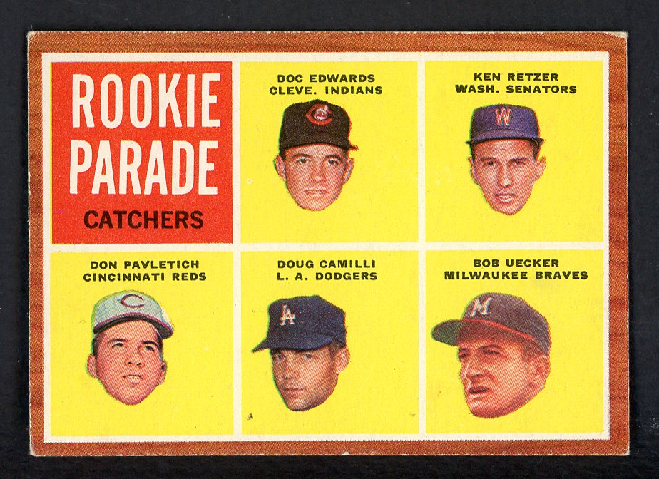 1962 Topps Baseball #594 Bob Uecker Braves EX+/EX-MT 562726