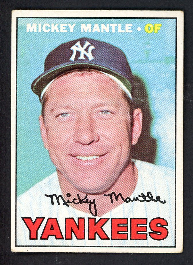 1967 Topps Baseball #150 Mickey Mantle Yankees VG-EX 562730