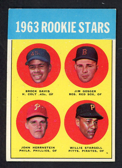 1963 Topps Baseball #553 Willie Stargell Pirates EX+/EX-MT 562736