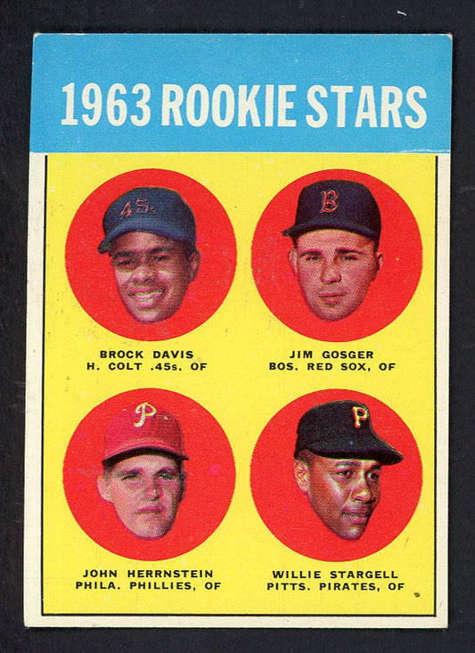 1963 Topps Baseball #553 Willie Stargell Pirates EX+/EX-MT 562736