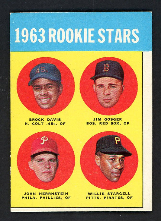 1963 Topps Baseball #553 Willie Stargell Pirates EX-MT mc 562740