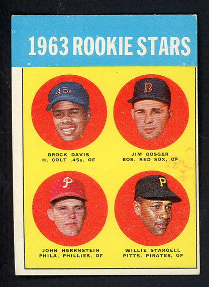 1963 Topps Baseball #553 Willie Stargell Pirates EX+/EX-MT 562742
