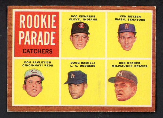 1962 Topps Baseball #594 Bob Uecker Braves EX+/EX-MT 562748