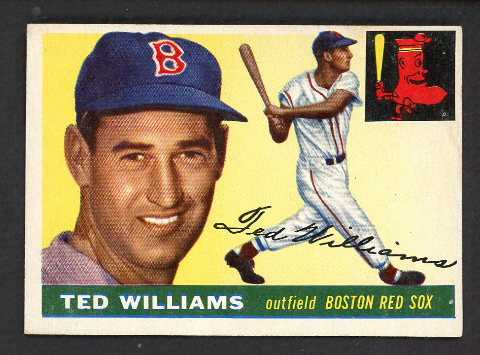 1955 Topps Baseball #002 Ted Williams Red Sox EX+/EX-MT 562755