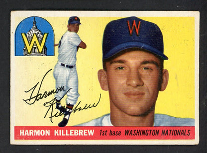 1955 Topps Baseball #124 Harmon Killebrew Senators Good 562759