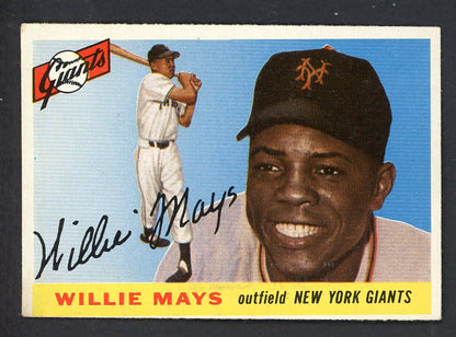 1955 Topps Baseball #194 Willie Mays Giants VG-EX 562764